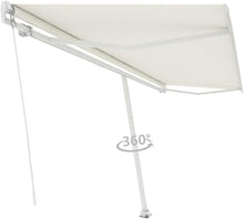 YAFODUTE Manual Retractable Awning Awning Retractable Patio awnings Remote sunsetter Manual Door Window Sunshade shelter Outdoor Canopy Exterior Shade carpa（Frame Included ）