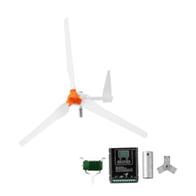VEVOR 1500W 24V Wind Turbine Generator, 3-Blade Wind Turbine Kit with Wind/Solar Hybrid Controller, Efficient 3-Phase AC Permanent Wind Power Generator for RV Boat Home Farm (Tower Pole Not Included)