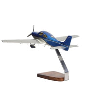High Flying Models Cirrus SR22 Clear Canopy Large Mahogany Sculpture Multicolor