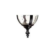 Bellagio 16 1/2" Black Vintage Outdoor Light Fixtures Set of 2
