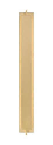 Eurofase Tribek LED Outdoor Wall Sconce – 46" Modern Gold Exterior Wall Light for Porch & Patio, Wet-Rated, 632 Lumens, Dimmable