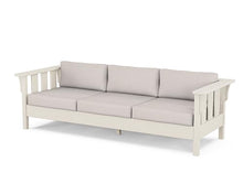 Martha Stewart by POLYWOOD® Acadia Deep Seating Sofa in Sand/Dune Burlap