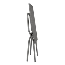 Lafuma Balcony II Galvanized Steel Folding Outdoor Patio Table, Titanium