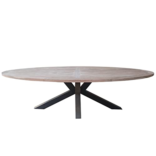 Padma's Plantation Outdoor Chiara Reclaimed Teak Dining Table - 110