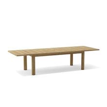 Rectangular Double Extension Dining Table by The Charming Bench Company