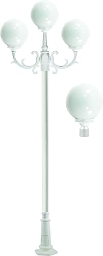 DABMAR LIGHTING INC 3-Light Post Fixture GM2415-W Emily