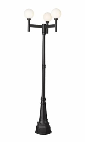 Z-Lite 597MP3-564P Laurent 3 Light 100" Tall Post Light - Black