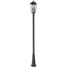 Z-Lite Gannon 3 Light 121" Tall Post Light Black