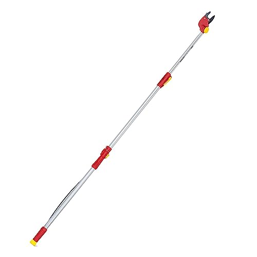 WOLF Garten RR400T Extendable Power Dual Cut Bypass Loppers, Red, 232x4x3.2 cm