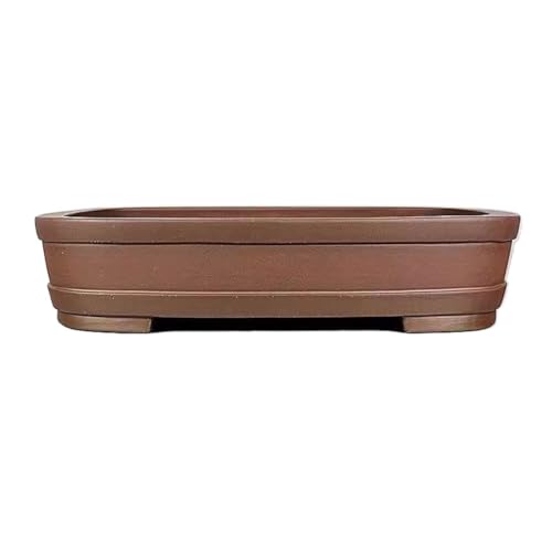 thalo Planter Pots Plant Pots 15in Handmade Rectangular Purple Clay Flower and Green Plant Pot Plant Container Accessories