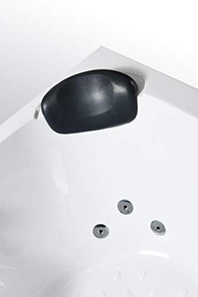 SIMBASHOPPING USA Whirlpool Bathtub Hydrotherapy 2 Persons 10 Water Jets Hot Tub 59" - Marbella