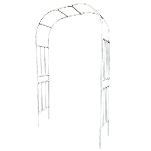 Large Garden Arch, Weatherproof Rose Arch,Plants Climbing Pergola Arch Arbor,High Performance Garden Arches,for Indoor, Outdoor, Garden, Lawn, Backyard, Patio, Porch, Etc (White 400cm/157.4in)