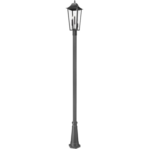 Z-Lite 5008PHBR-519P Gannon 3 Light 121" Tall Post Light - Black
