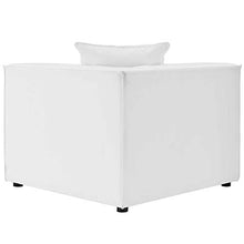 Modway EEI-4377-WHI Saybrook Patio Upholstered 2-Piece Sectional Sofa Loveseat in White