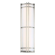 Modern Forms Skyscraper 27in LED Indoor or Outdoor Wall Light 2700K in Stainless Steel