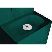 Global Industrial Outdoor Pedestal Bottle Filling Station Green