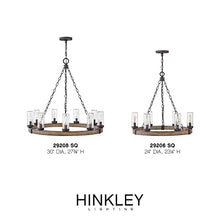 9 Light Large Outdoor Low Voltage Hanging Lantern in Rustic Style 30 inches Wide By 27.75 inches High-Sequoia Finish-Led Lamping Type-E26 Medium Vintage Lamp Base Type Rustic Outdoor Hanging