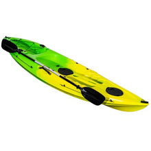 CuisinAid Fishing Kayak with Paddles 9.68FT Green Yellow