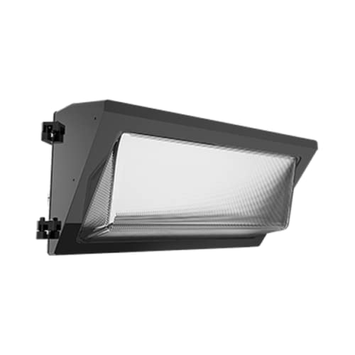 RAB Lighting RAB WP3FA150 150 Watt Dusk to Dawn LED Wall Pack 23223 lumens Fully Adjustable Color, 120-277 Volt, Semi Cutoff, Bronze. Glass Lens, 0-10V Dimming 10%, DLC