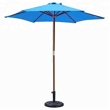 Black Cast Iron Round Umbrella Parasol Base Stand Patio Outdoor Garden Heavy 9kg