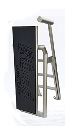 Lillipad Diving Board Pack - Includes Board, Under Mount or Ghost Mount, and Upgraded SEADEK Foam Surface Silver Anodized Dark Grey Undermount