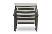 Winston Stanford Cushion Rocking Lounge Chair Weathered Teak