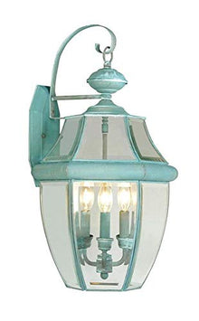 Livex Lighting 2351-06 Outdoor Wall Lantern, Verdigris
