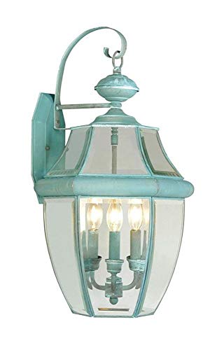 Livex Lighting 2351-06 Outdoor Wall Lantern, Verdigris