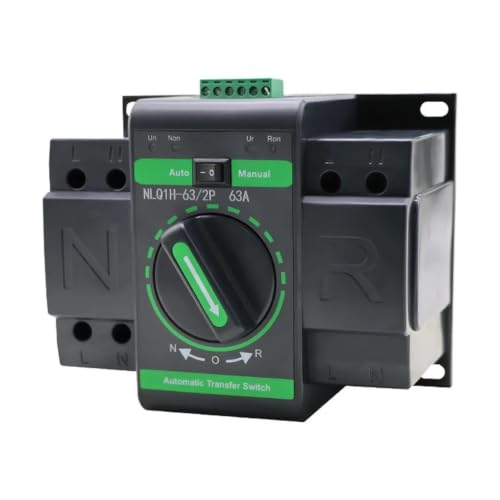 Home Solar Grid Dual Power Automatic Transfer Switch 2P 400V(125A)