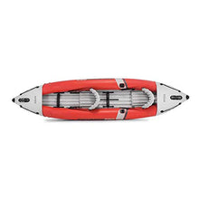 Intex 2 Person Vinyl Kayak with Oars, Pump, and 2-Person K2 Kayak with Oars and Air Pump