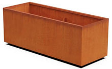 PLANTERCRAFT Large Rectangular Planters for Outdoor Plants – 48x18x18 Corten Steel Planter Box for Patios & Borders | Heavy Duty, Extra Large Outdoor Planters | Fully Assembled Metal Planter Rectangle
