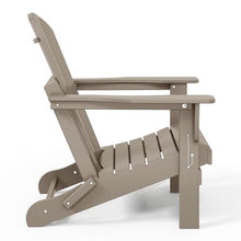 WO Home Furniture Laguna Folding Adirondack Chair Set of 4, Weathered Wood