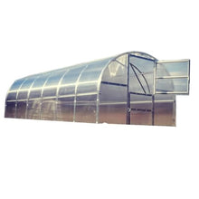 Greenhouse Baltic LT 9ft X 24ft (3x8m) with 4mm Polycarbonate Cover with 2 Doors + 2 hatches with Automatic Opener