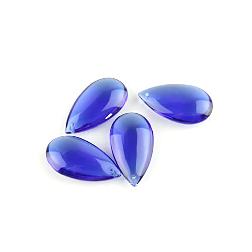 38mm/50mm Sapphire Water Drop Prisms for Lighting Crystal Chandelier Suncatcher Ornament Lighting Lamp Hanging Decoration,50mm 100pcs