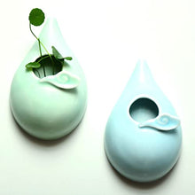 Hanging Planter Wall Hanging Planter Ceramic Plants Flowerpot Decorative Flower Display Vase Succulent Pots for Indoor Plants Hanging Flower Pots Suitable for Indoor and Outdoor Plants ( Col (1 )