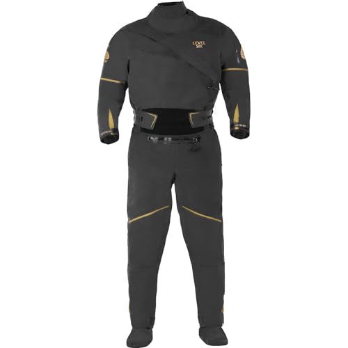 Level Six Odin Black Out Dry Suit Black M