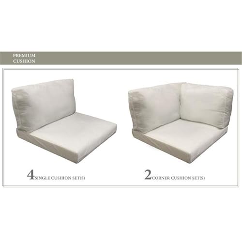 Pemberly Row Modern Luxurious Fabric Cushion Set