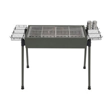 Detachable Outdoor Barbecue Rack Home Skewers Barbecue Smokeless Charcoal Grill with Storage Basket (D 77 * 30 * 70cm)