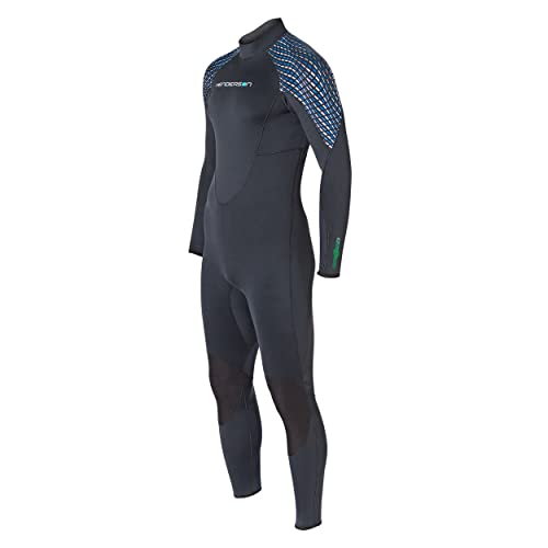 Henderson Mens 5mm Greenprene Back Zip Full Wetsuit Black
