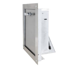 Universal Stainless Steel Trash Chute Door 12"(W) x 15"(H) - Bottom Hinged, HF109, in Stock & Ready to Ship
