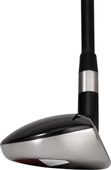 Majek Senior Ladies Golf Clubs All Hybrid Set 55+Years Women Right Handed Black Crown & Red Accents