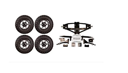 3G Lift Kit Combo with 12" Flash Wheels for Club Car Precedent Golf Carts 2004+