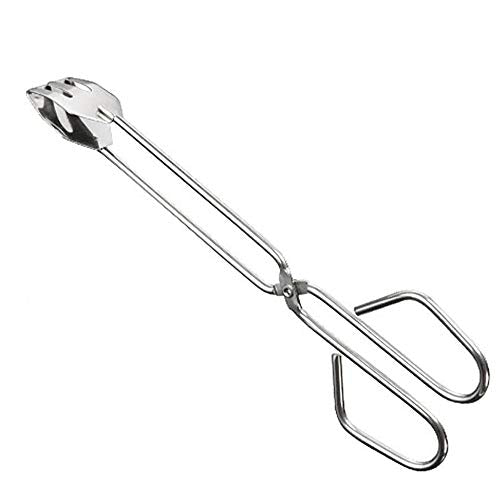 Convenient BBQ Tools Stainless Steel Scissors Type Grilled Food Clip Barbecue Accessories Portable Tongs Outdoor Gadget