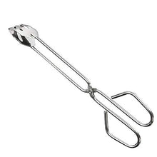 Convenient BBQ Tools Stainless Steel Scissors Type Grilled Food Clip Barbecue Accessories Portable Tongs Outdoor Gadget