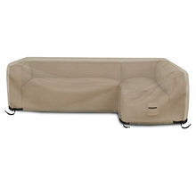 Covers & All Couch Cover, 12 Oz Polyester, Waterproof L Shape Sofa Cover, Tear & UV Proof Furniture Protector Cover with Handles & Air Pockets (Right Side Sofa, 90" x 120" x 33" x 35", Beige)