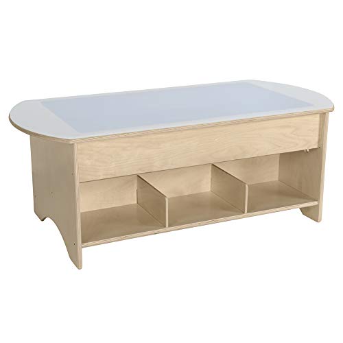 Wood Designs Baltic Birch Light Table with Storage 48