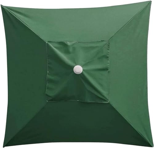 PUCNHZYNW Replacement Canopy for 2x2M Parasol 4 Rib Outdoor Umbrella Cover Waterproof Beach & Garden Sunshade - White Replacement Top for Patio Umbrella