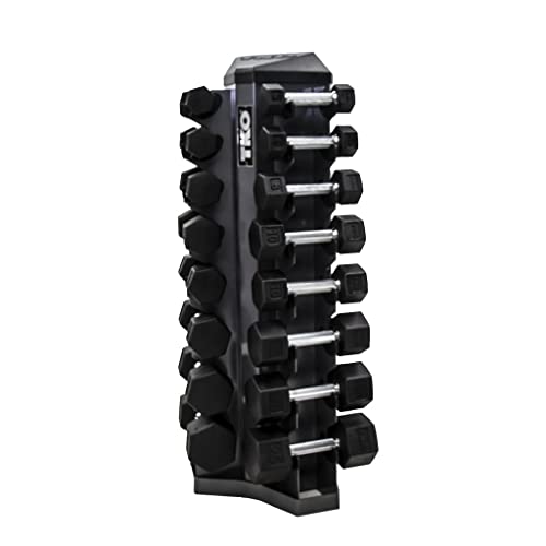 TKO 8 Pr. Vertical Dumbbell Rack Gray