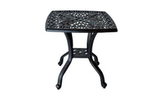 Patioland Elizabeth Outdoor Patio 5pc Adjustable Club Chairs Cast Aluminum - Antique Bronze (Olefin Walnut Cushion)