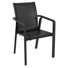Compamia Pacific Sling Arm Chair in Black (Set of 2)